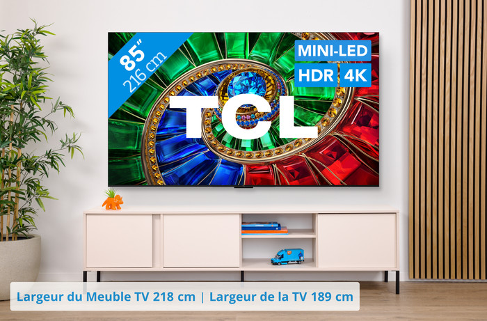 TCL RGB Mini-LED 85" RM7L (2026) visuel Coolblue 1