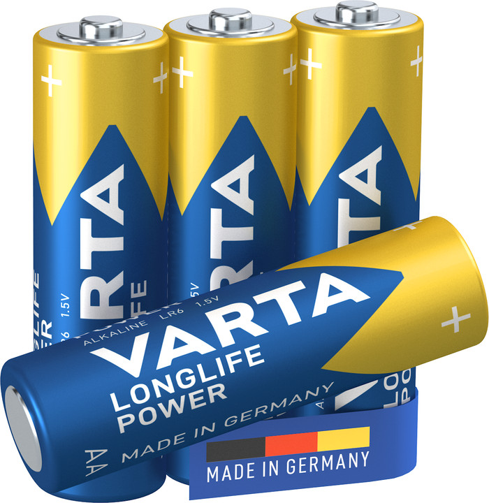 Varta Longlife Power AA Blister 4 Pièces avant