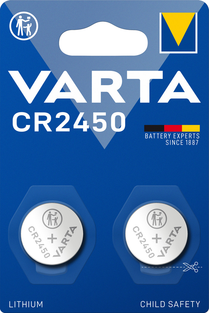 Varta Lithium Coin CR2450 BLI 2 Pièces Main Image
