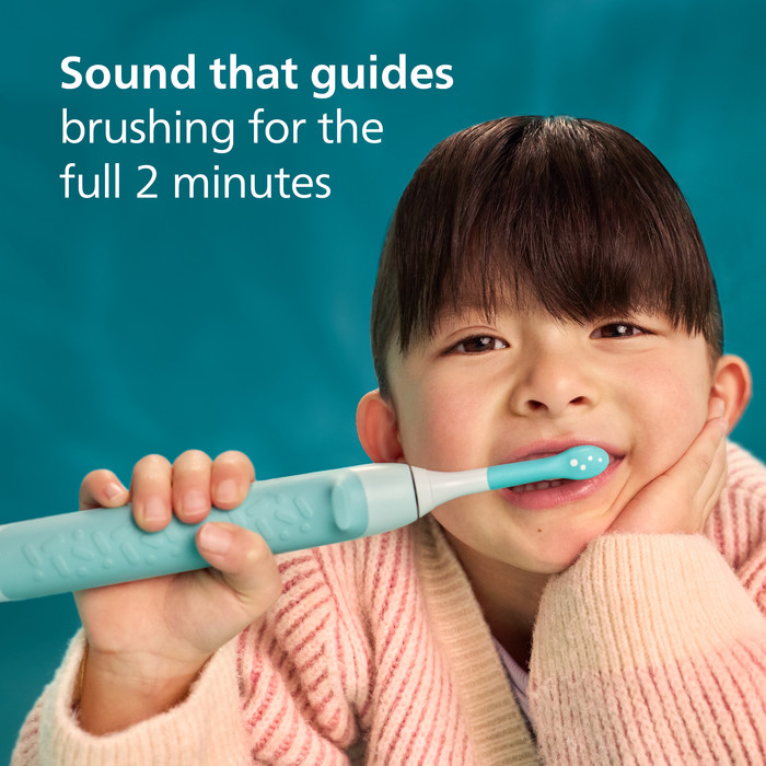 Philips Sonicare For Kids 3+ HX6500/23 Bleu produit à l'usage
