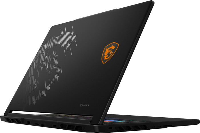MSI Raider 16 OLED HX B2WH-042BE achterkant