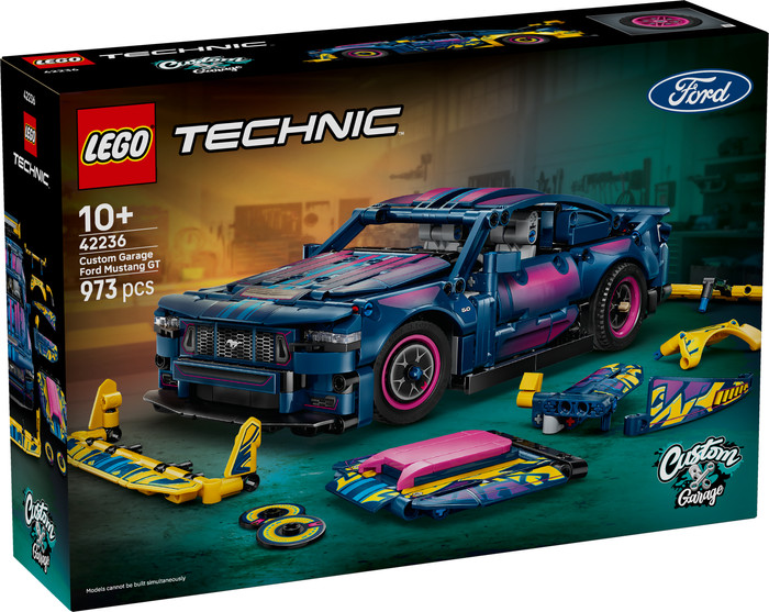 LEGO Technic - Voiture Ford Mustang GT à Personnaliser 42236 emballage