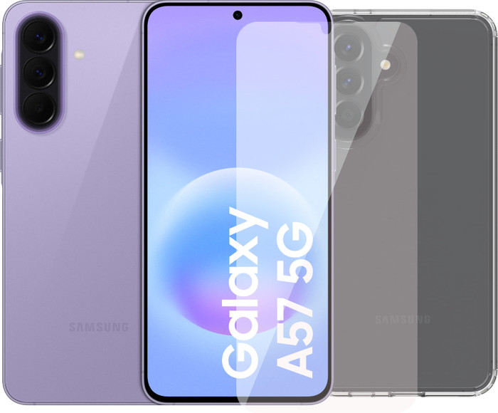 Samsung Galaxy A57 256 Go Mauve 5G + Pack d'Accessoires Main Image