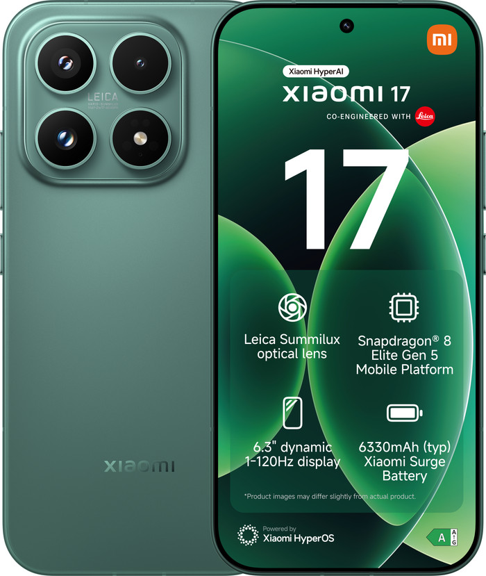 Xiaomi 17 512GB Groen 5G Main Image