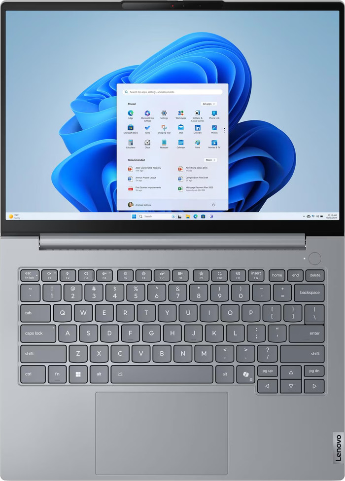 Lenovo ThinkBook 14 G9 IRL - 21UY00FCMB Azerty bovenkant