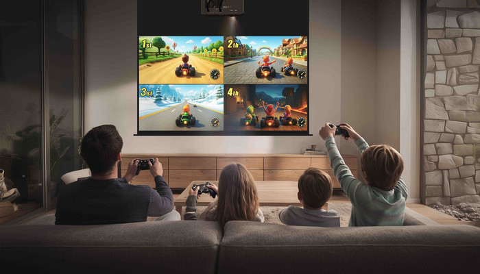 Optoma UZ38X product in gebruik