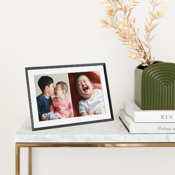Aura Frames Carver Noir Mat produit à l'usage
