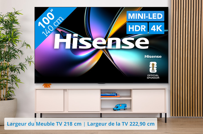 Hisense 100" ULED Mini-LED U79Q PRO (2025) visuel Coolblue 2