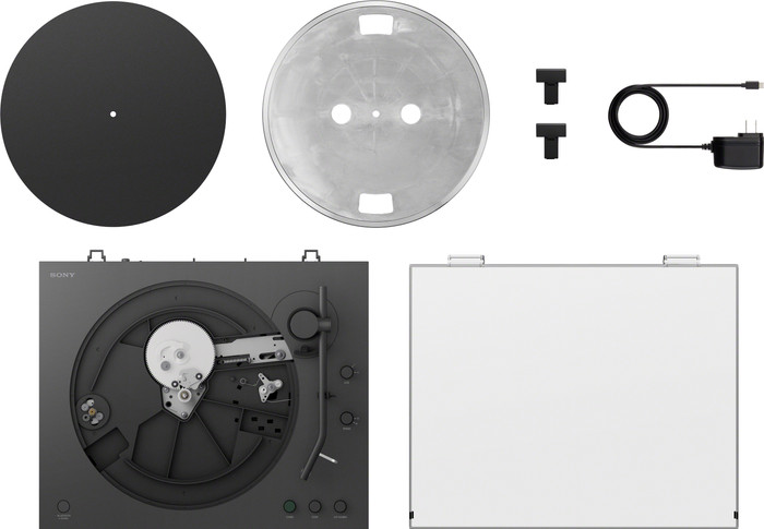 Sony PS-LX3BT Zwart detail