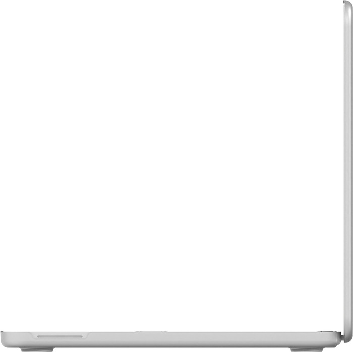 BlueBuilt Hardcase Transparant Mat voor Apple MacBook Neo product in gebruik
