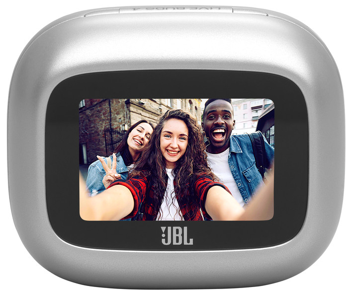 JBL Live Buds 4 Argent avant