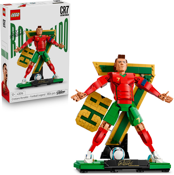 LEGO Editions Cristiano Ronaldo Voetballegende 43016 rechterkant