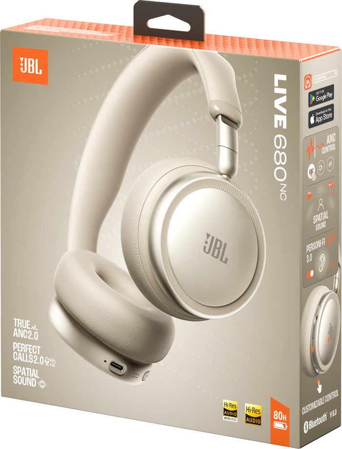 JBL Live 680NC Champagne emballage