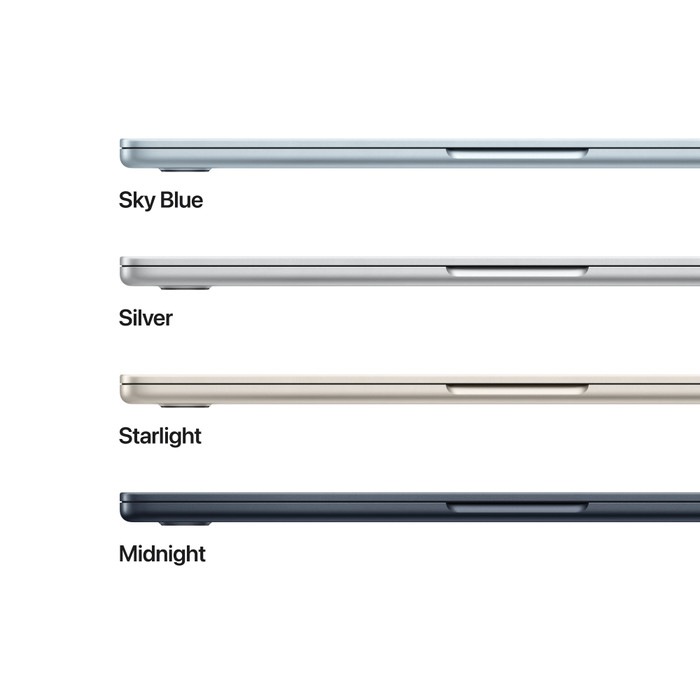 Apple MacBook Air 13 inch (2026) M5 (10 core CPU/10 core GPU) 24GB/1TB Sterrenlicht AZERTY visual leverancier