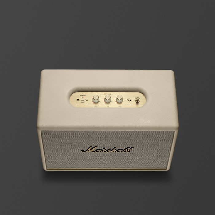 Marshall Woburn III speaker BT cream bovenkant
