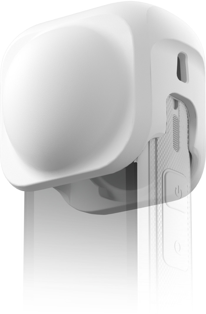 Insta360 X4 Air Lens Cap (Arctic White) product in gebruik