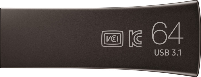 Samsung USB Flash Drive Bar Plus 64GB Gray back