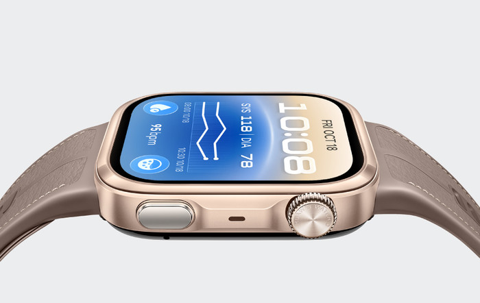 Huawei Watch D3 Wit product in gebruik