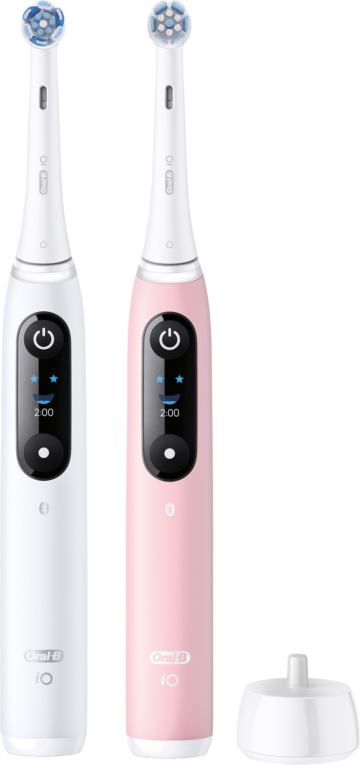 Oral-B iO 6 Wit en Roze Duo Pack accessoire