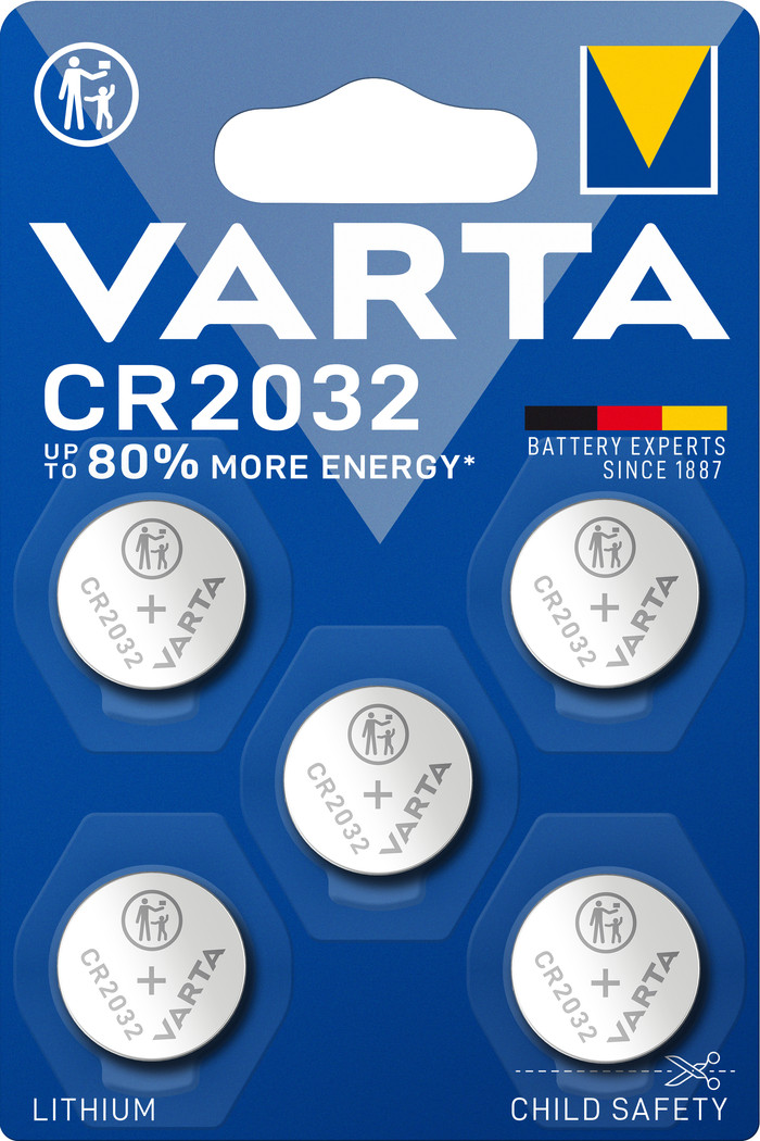 Varta Lithium Coin CR2032 BLI 5 stuks Main Image
