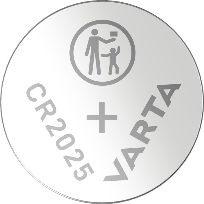 Varta Lithium Coin CR2025 BLI 5 Pièces avant