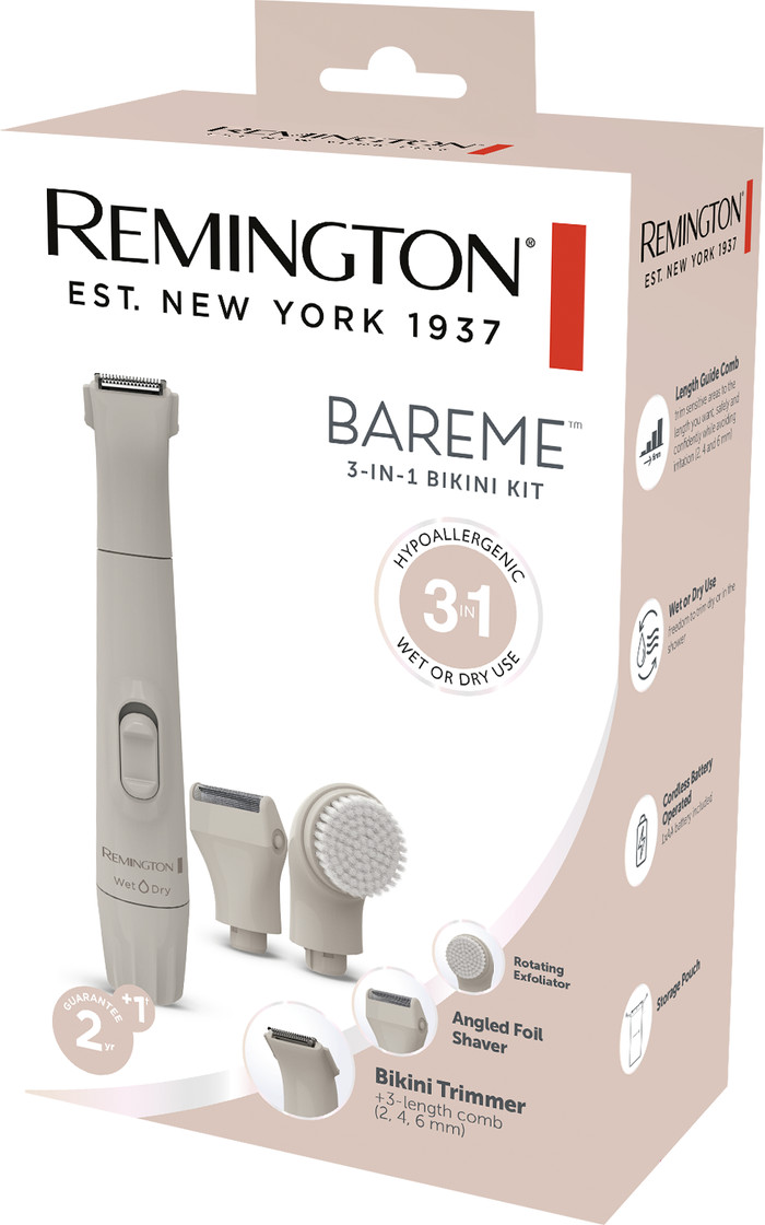 Remington BareMe 3-en-1 Bikini Kit WPG310 emballage