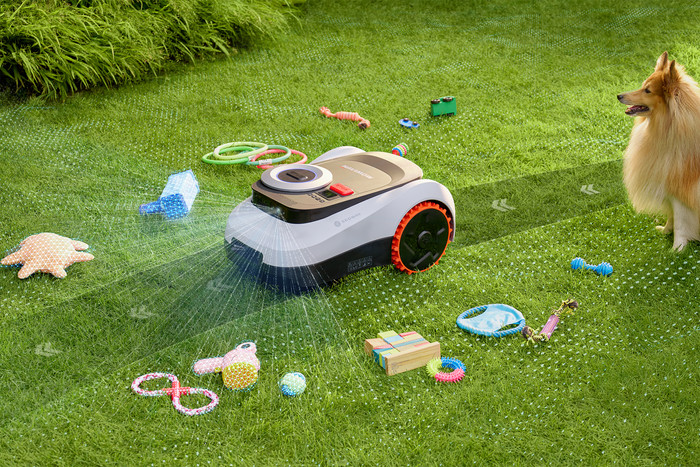 Segway Navimow i210 lidar product in gebruik