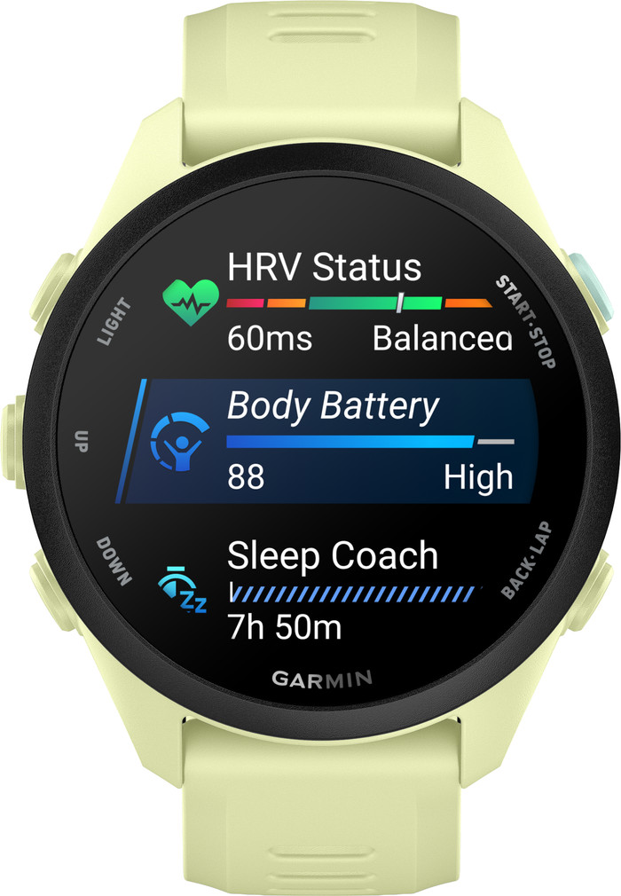 Garmin Forerunner 70 43 mm Geel voorkant
