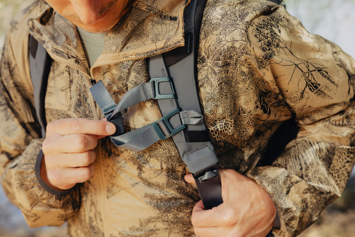 Peak Design Travel Backpack 30L Ocean product in gebruik