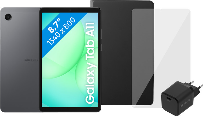 Samsung Galaxy Tab A11 8,7 Pouces 128 Go Wifi + 4G Gris + Pack d'Accessoires Complet Main Image