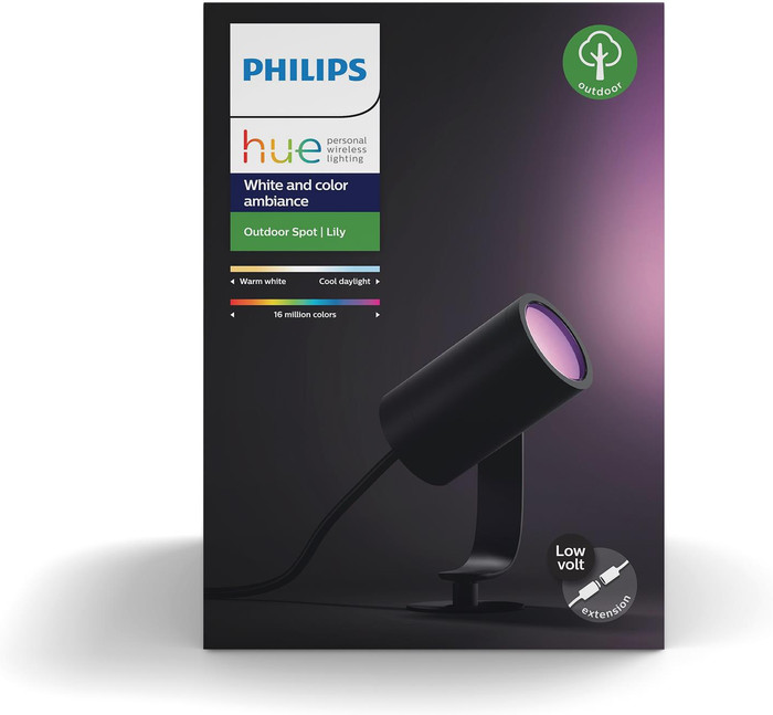 Philips Hue Lily Spike Light White and Color Expansion null