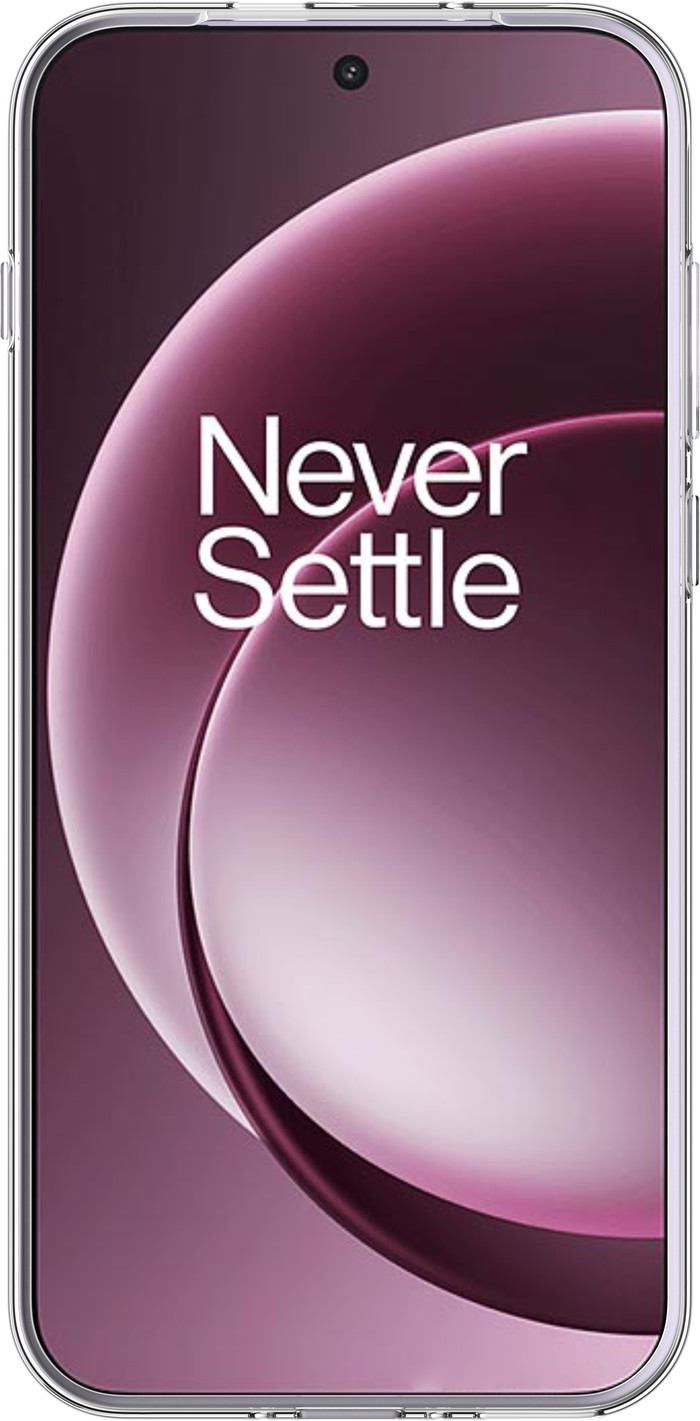 Just in Case Soft Design OnePlus 15 Back Cover Transparant voorkant