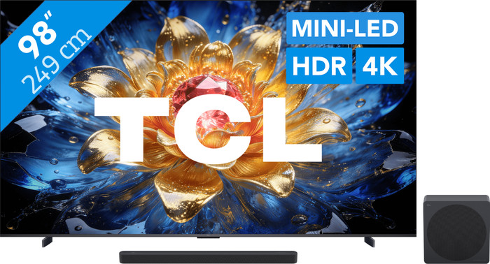 TCL QD Mini-led 98" T8D (2026) + TCL A65K Main Image