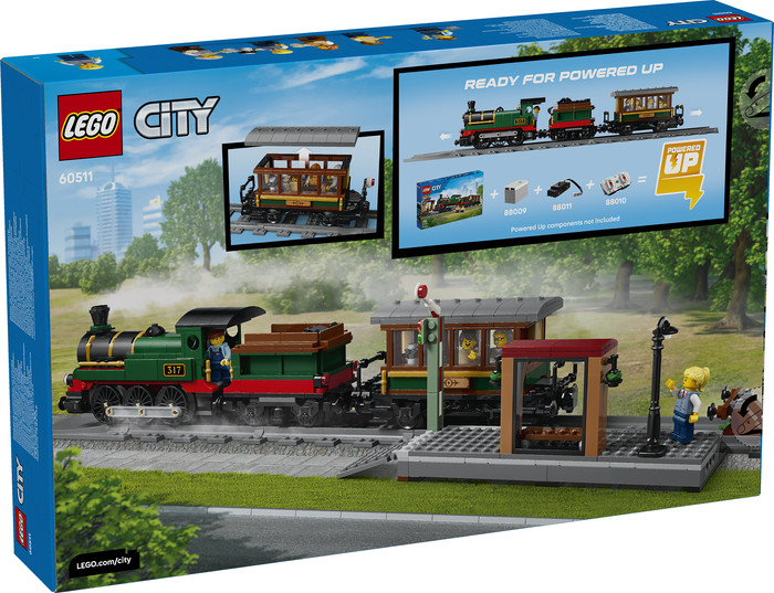 LEGO City - Le Train à Vapeur Rétro 60511 emballage