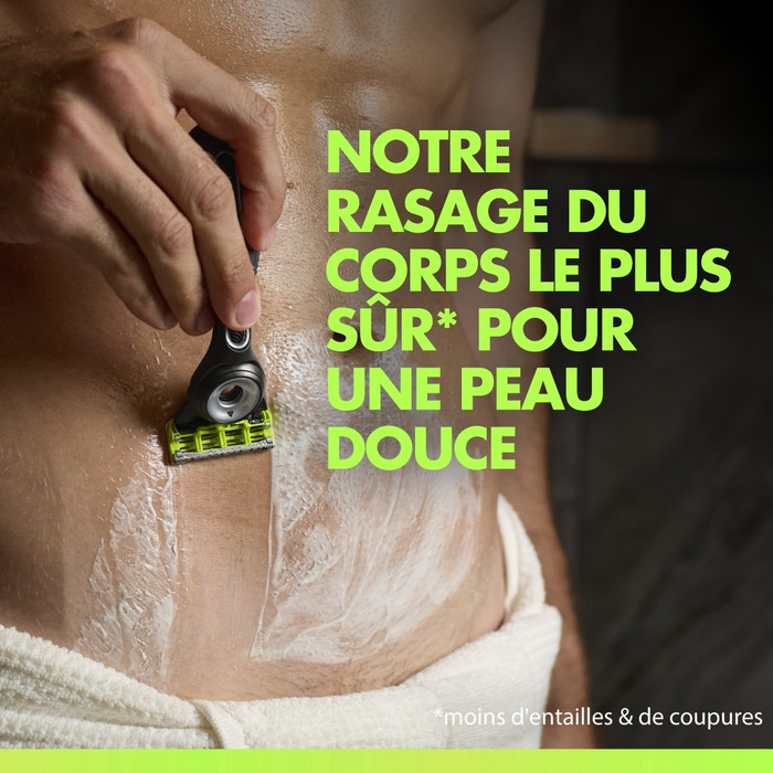 GilletteLabs Body Recharges de Rasoir (16 pièces) produit à l'usage
