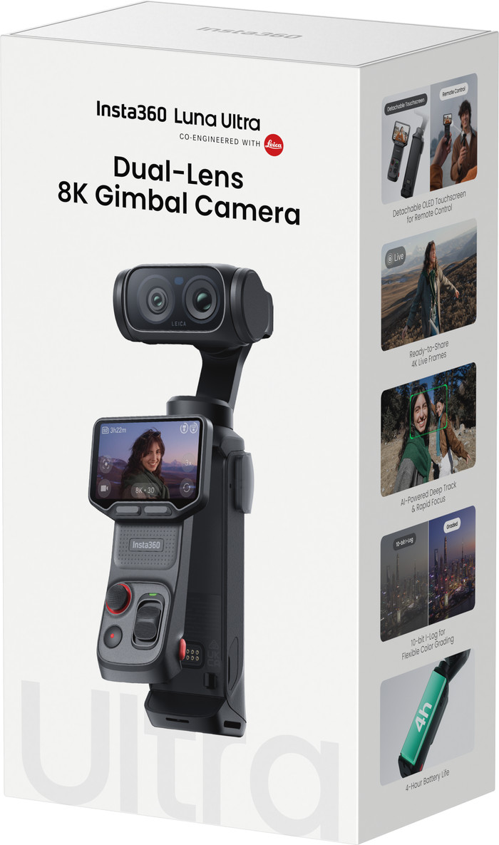 Insta360 Luna Ultra Noir emballage
