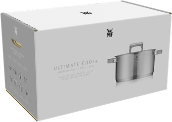 WMF Ultimate Cool Pannenset 5-delig + glazen deksel verpakking