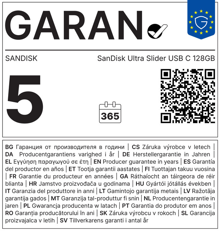 SanDisk Ultra Slider USB-C 128 Go