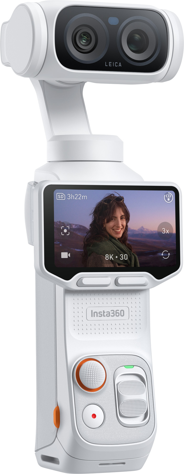 Insta360 Luna Ultra Blanc côté droit