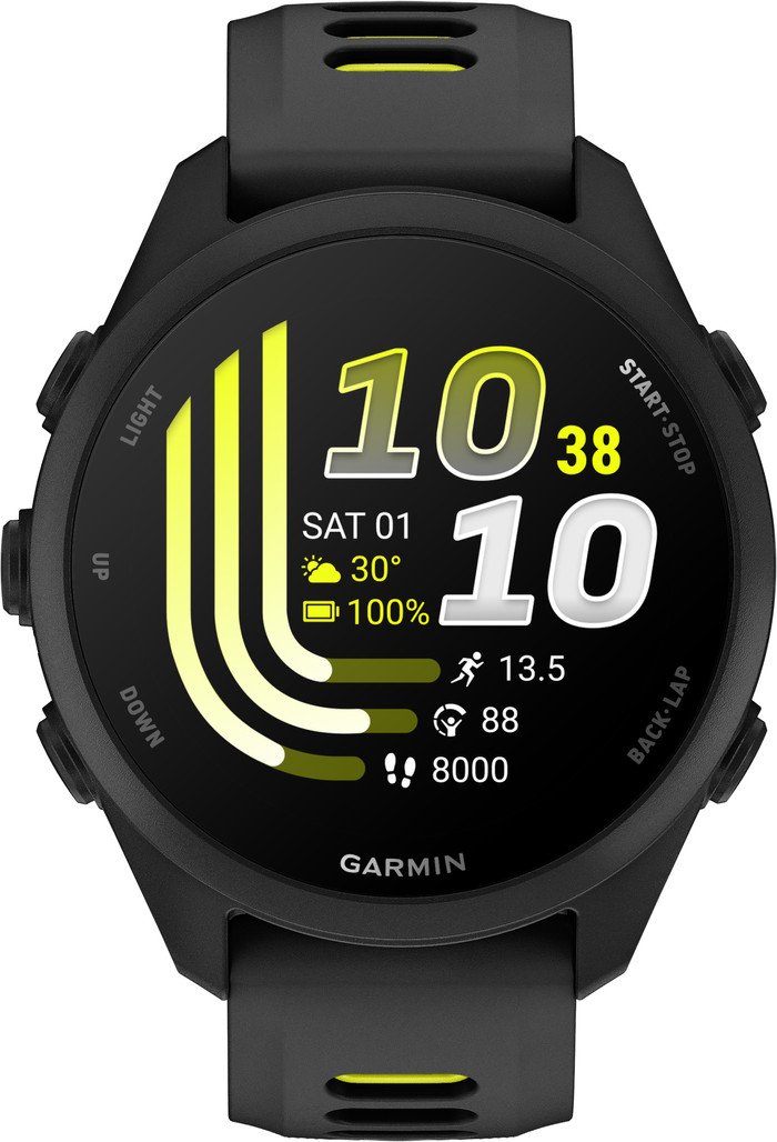 Garmin Forerunner 170 43 mm Zwart voorkant