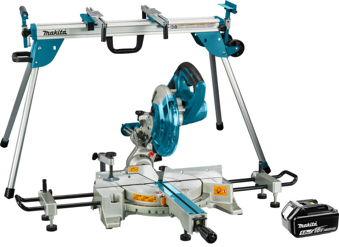 Makita DLS714NZ 5,0 Ah Accu en Onderstel Pakket Main Image