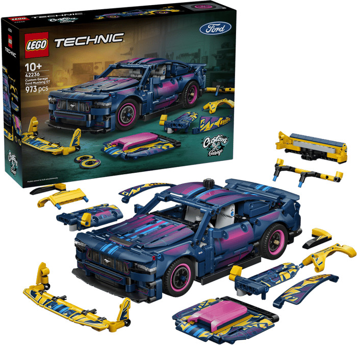 LEGO Technic - Voiture Ford Mustang GT à Personnaliser 42236 côté droit