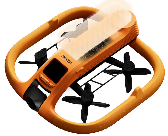 HOVERAir Aqua Basic Combo côté gauche