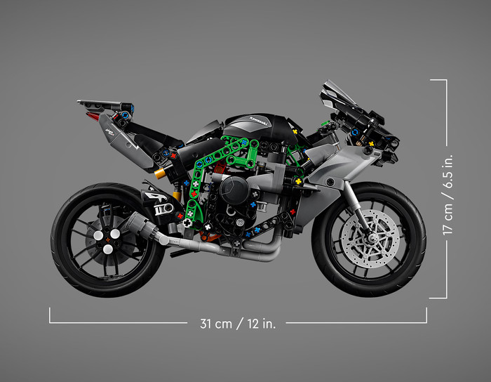 LEGO Technic - La Moto Kawasaki Ninja H2R 42170 détail