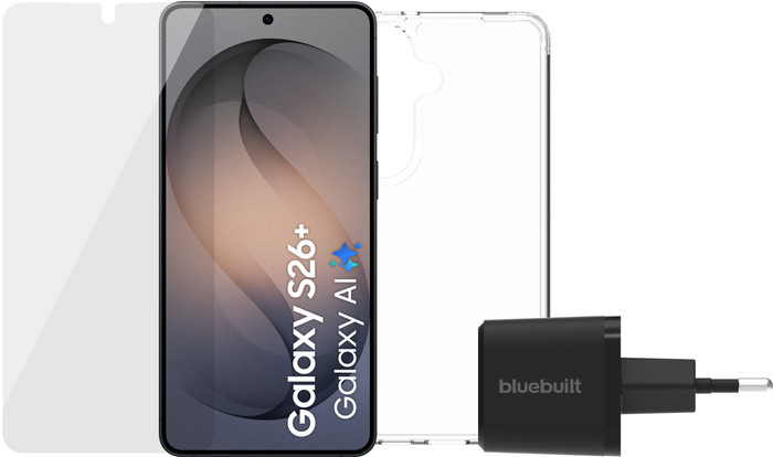 Samsung Galaxy S26 Plus 256GB Black 5G + Complete Accessory Pack Main Image