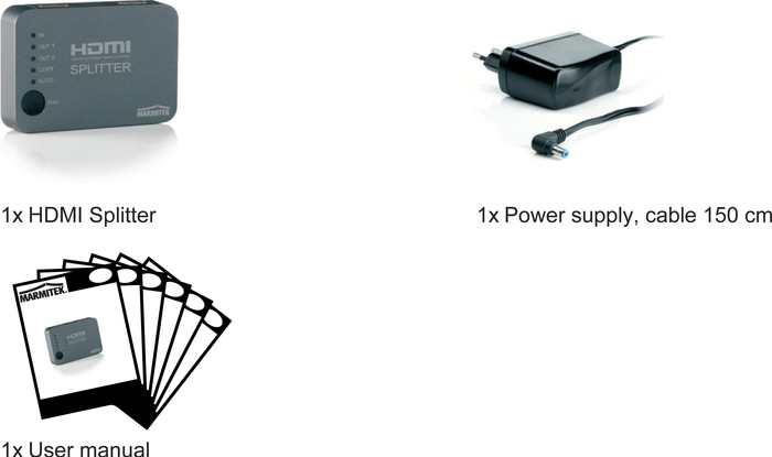 Marmitek Split 312 UHD 4K HDMI Splitter accessoire
