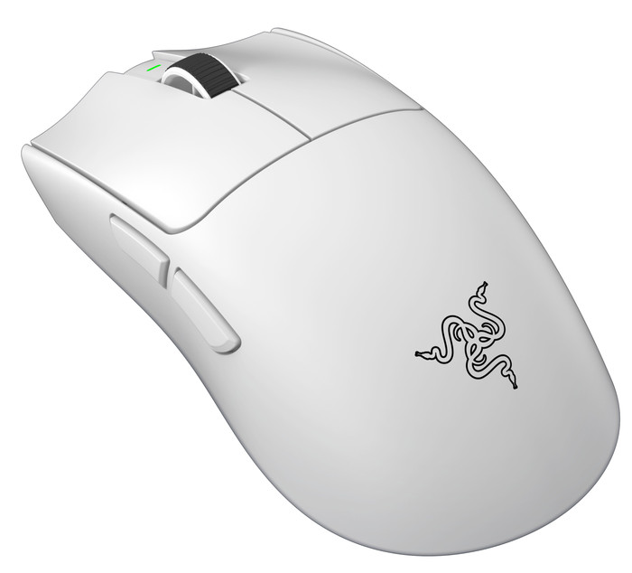 Razer Viper V4 Pro Souris Gamer Sans Fil Blanc côté gauche