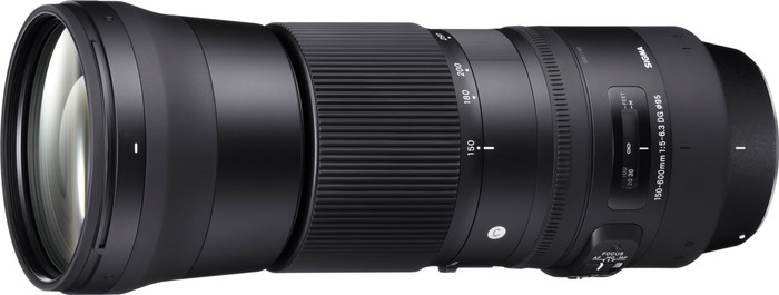 Sigma 150-600mm f/5-6.3 DG OS HSM C Nikon F + TC-1401 1.4x top