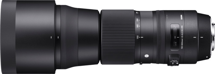Sigma 150-600mm f/5-6.3 DG OS HSM C Nikon F + TC-1401 1.4x front