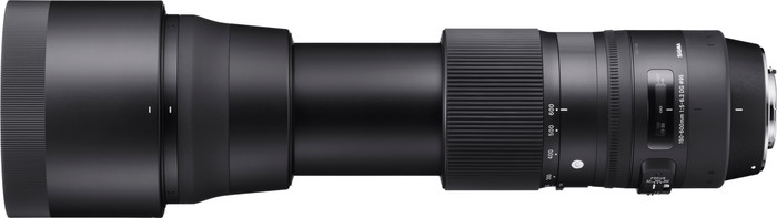 Sigma 150-600mm f/5-6.3 DG OS HSM C Nikon F + TC-1401 1.4x front